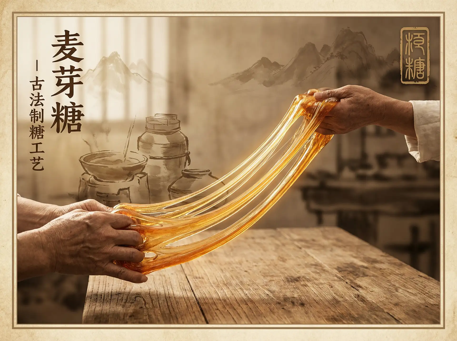 麦芽糖的诞生 - 糖心视频 - 糖艺百科